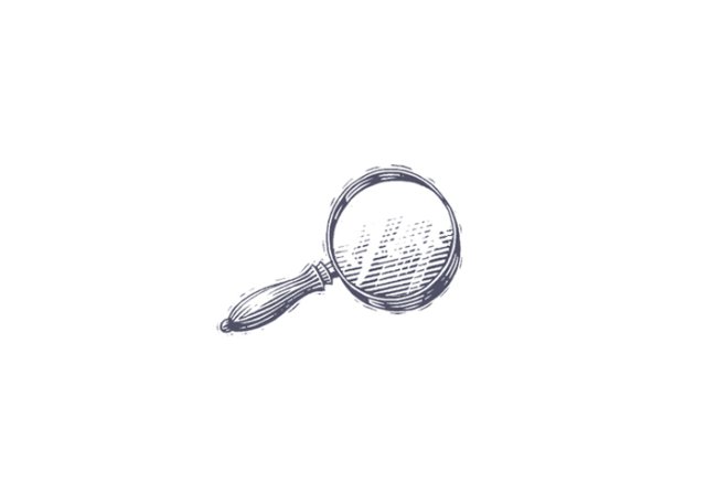 magnifying glass art    